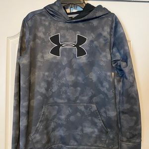 Boys XL Under Armour Black and Gray Hoodie